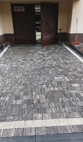 Inwestycja prywatna Kielce Układanie kostki brukowej w Kielcach